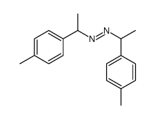 bis[1-(4-methylphenyl)ethyl]diazene Structure