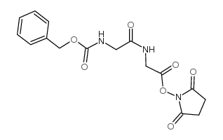 苄氧羰基-甘氨酰-甘氨酰-琥珀酰亚胺结构式
