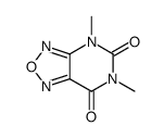 4,6-dimethyl-[1,2,5]oxadiazolo[3,4-d]pyrimidine-5,7-dione结构式