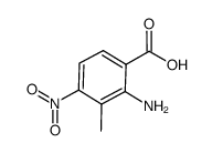 Benzoic acid, 2-amino-3-methyl-4-nitro- (9CI) structure