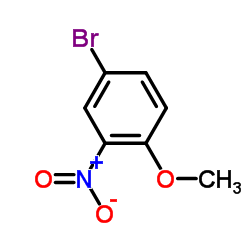 4-溴-2-硝基苯甲醚结构式