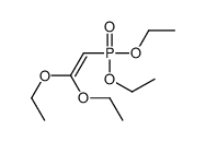2-diethoxyphosphoryl-1,1-diethoxyethene Structure