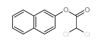 Acetic acid,2,2-dichloro-, 2-naphthalenyl ester结构式