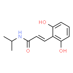 2-Propenamide, 3-(2,6-dihydroxyphenyl)-N-(1-methylethyl)- (9CI) Structure