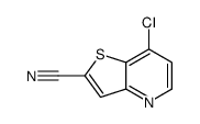 7-氯噻吩并[3,2-b]吡啶-2-甲腈结构式