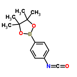 (4-Isocyanatophenyl)boronic acid pinacol ester structure