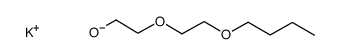 potassium-<2-(2-butoxy-ethoxy)-ethylate>结构式