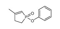 4-methyl-1-phenoxy-2,3-dihydro-1λ5-phosphole 1-oxide Structure