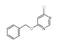 4-苄氧基-6-氯嘧啶结构式