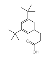 3-(3,5-ditert-butylphenyl)propanoic acid Structure