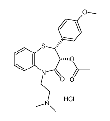 ent-diltiazem hydrochloride Structure