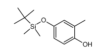 4-(tert-butyldimethylsilyloxy)-2-methylphenol Structure