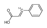 [3-14C]-cinnamic acid Structure