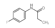 Propanamide,N-(4-fluorophenyl)-结构式