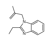 2-Ethyl-1-(2-methyl-2-propen-1-yl)-1H-benzimidazole Structure