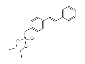 diethyl 4-(2-pyridin-4-yl-vinyl)-benzylphosphonate Structure