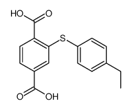 2-(4-ethylphenyl)sulfanylterephthalic acid结构式