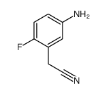 Benzeneacetonitrile, 5-amino-2-fluoro- (9CI)结构式