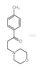 1-Propanone,1-(4-methylphenyl)-3-(4-morpholinyl)-, hydrochloride (1:1) Structure
