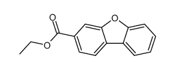 3-Dibenzofurancarboxylic acid ethyl ester Structure
