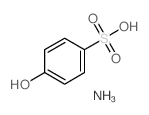 Ammonium p-hydroxybenzenesulphonate结构式