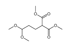 dimethyl 2-(3,3-dimethoxypropyl)propanedioate Structure