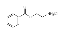 Ethanolamine benzoate hydrochloride Structure