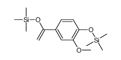 1-(三甲基硅氧基)-2-甲氧基-4-(1-三甲基硅氧基乙烯)-苯结构式