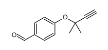 4-(2-methylbut-3-yn-2-yloxy)benzaldehyde结构式