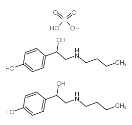 丁酚胺 半硫酸盐结构式