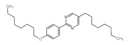 5-辛基-2-(4-辛基苯氧基)嘧啶结构式