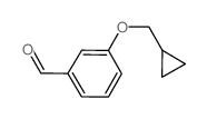 3-(环丙基甲氧基)苯甲醛结构式