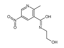 N-(2-hydroxyethyl)-2-methyl-5-nitropyridine-3-carboxamide Structure
