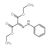 Propanedioic acid,2-(2-phenylhydrazinylidene)-, 1,3-diethyl ester Structure