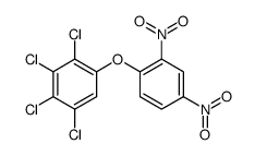 1,2,3,4-tetrachloro-5-(2,4-dinitrophenoxy)benzene结构式