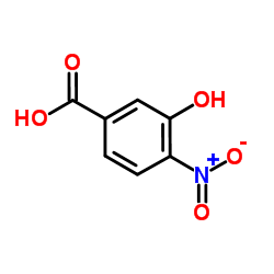 3-羟基-4-硝基苯甲酸结构式