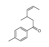 3-methyl-1-(4-methylphenyl)hex-4-en-1-one Structure