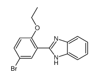 2-(5-bromo-2-ethoxyphenyl)-1H-benzimidazole结构式