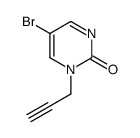 1-propargyl-5-bromopyrimidin-2-one Structure
