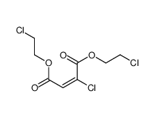 2-Chloromaleic acid di(2-chloroethyl) ester结构式