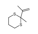 2-methyl-2-prop-1-en-2-yl-1,3-dithiane结构式