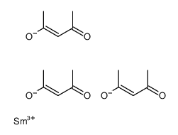Samarium(III) 2,4-pentanedionate hydrate Structure