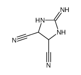 2-amino-4,5-dihydro-1H-imidazole-4,5-dicarbonitrile结构式
