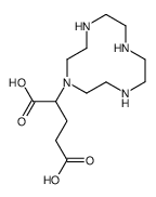 2-(1,4,7,10-tetrazacyclododec-1-yl)pentanedioic acid Structure