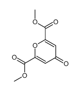 dimethyl 4-oxopyran-2,6-dicarboxylate Structure