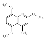 2,5,8-trimethoxy-4-methyl-quinoline结构式