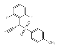 α-甲苯磺酰-(2,6-二氟苄基)异丁酯结构式