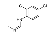 N-(2,4-dichlorophenyl)-N'-methylmethanimidamide结构式