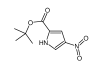 tert-butyl 4-nitro-1H-pyrrole-2-carboxylate结构式