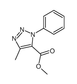 methyl 4-methyl-1-phenyl-1,2,3-triazole-5-carboxylate Structure